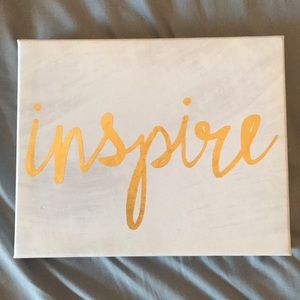 “Inspire” canvas